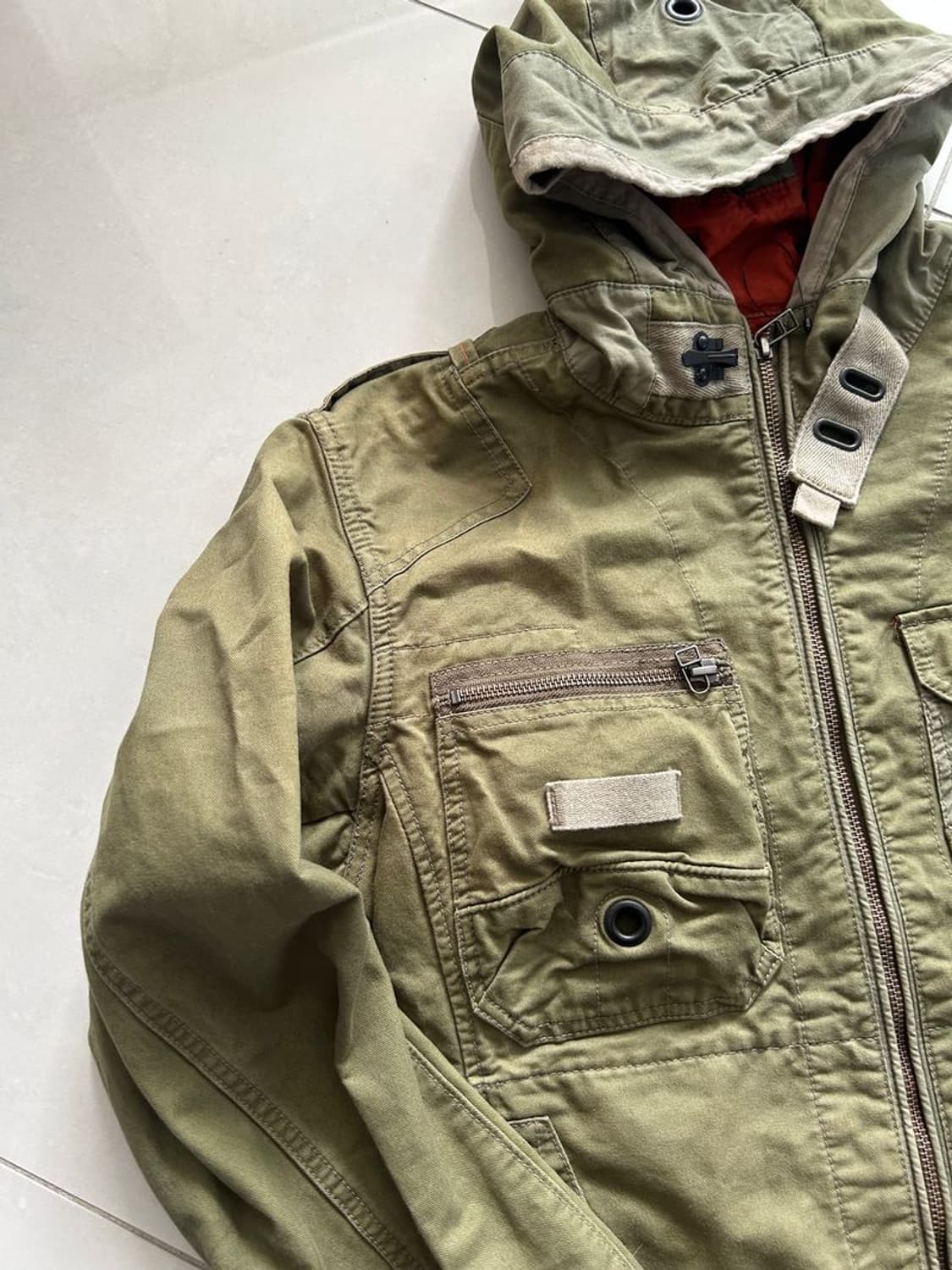 MILITARY HOODED JACKET 밀리터리 후드 재킷 상품이미지4