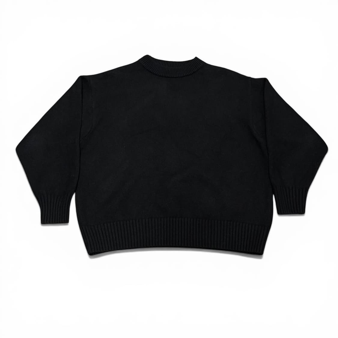 2XL 유니클로U 블랙 헤비울 크루넥 니트 상품이미지1