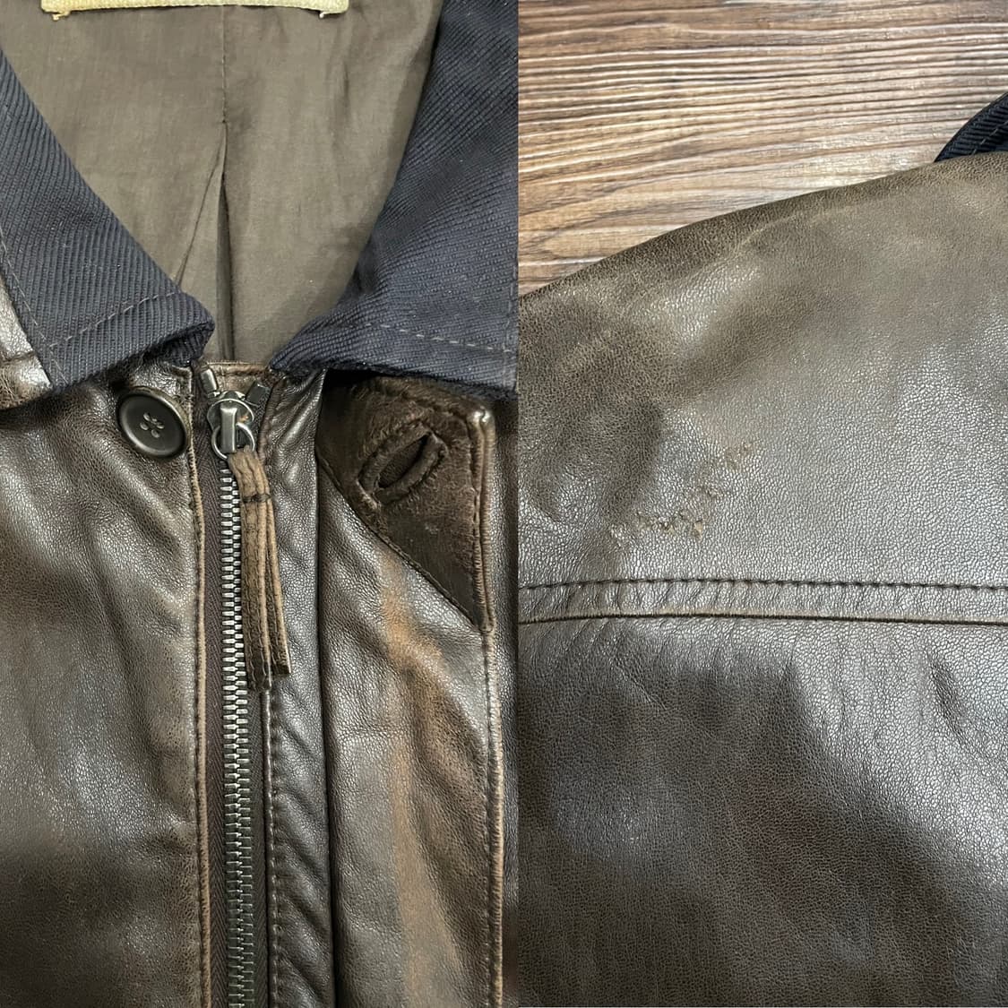 마르니 A-2 양가죽 플라이트 자켓 브라운 50 상품이미지10