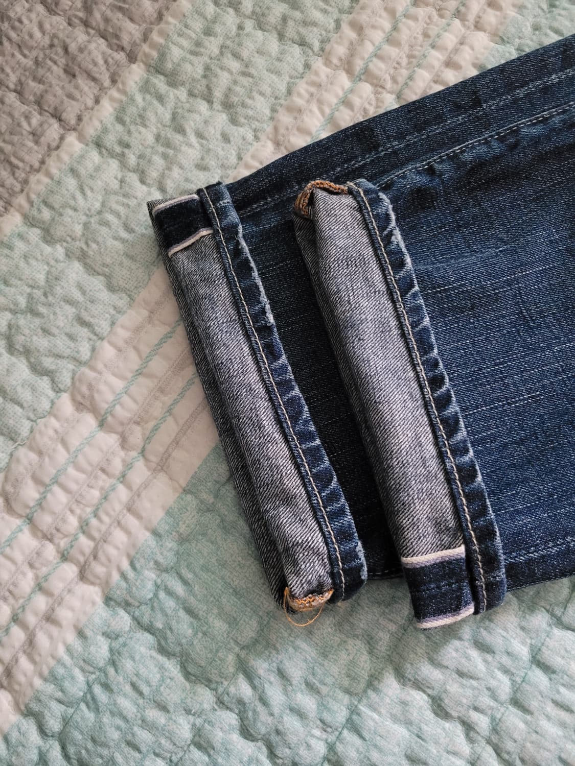 아베크롬비 렘선 슬림스트레이트 셀비지데님 탭32 실33사이즈 상품이미지9