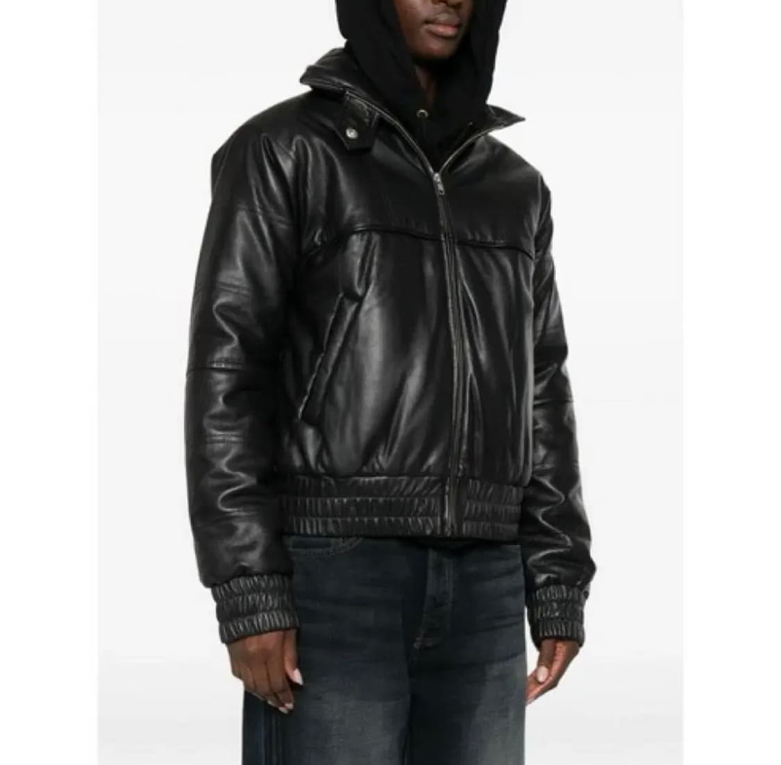 기마구아스 gimaguas 레더 하이넥 점퍼 상품이미지4