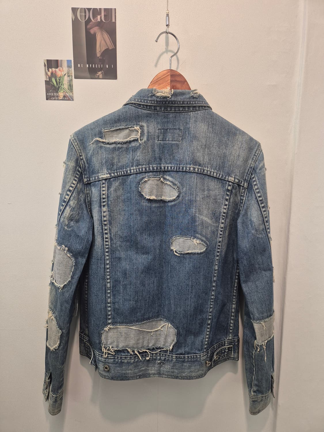 돌체앤가바나 빈티지 워싱 데님 자켓  M 상품이미지4