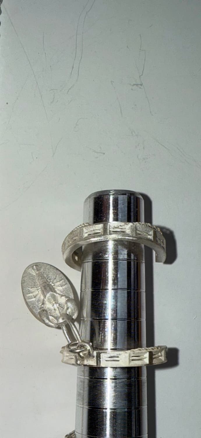 Sterling silver 콘크리트 랍스터 오픈 반지 링 상품이미지3