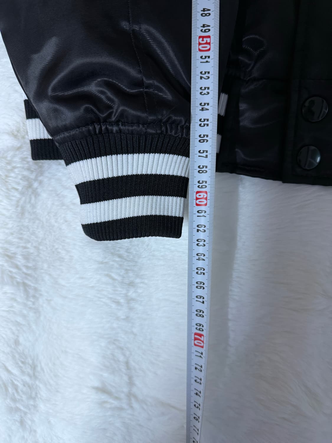 [M] 와코마리아X마제스틱 20FW 바시티 자켓 블랙 상품이미지9