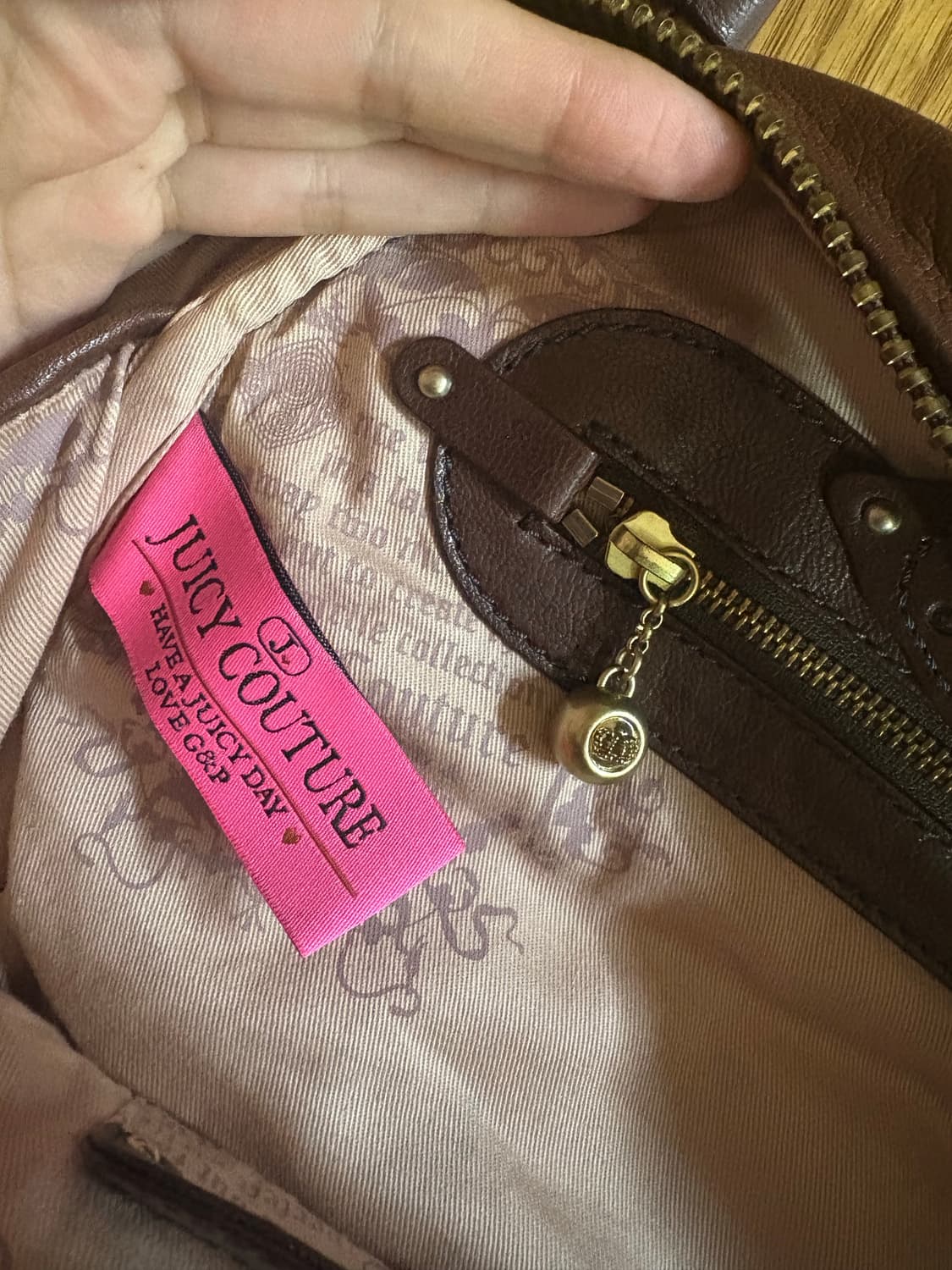 쥬시꾸뛰르 양가죽 가방 상품이미지5