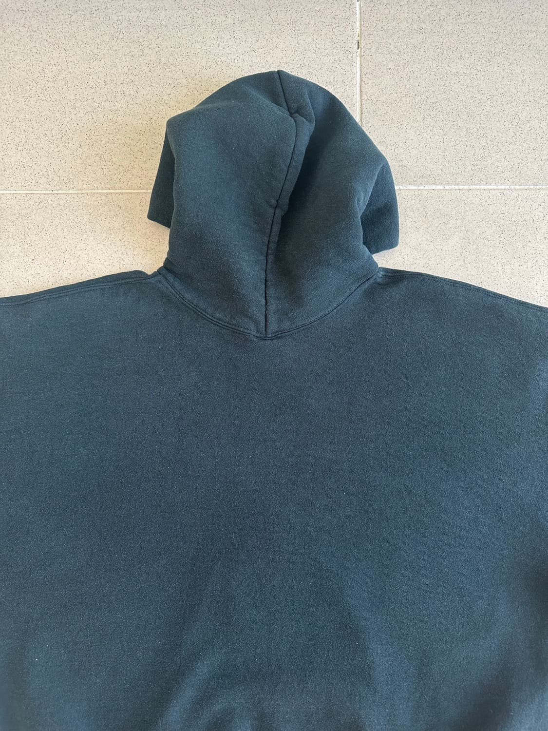 90s 빈티지 러셀 후드 블랙 XXL USA 상품이미지4
