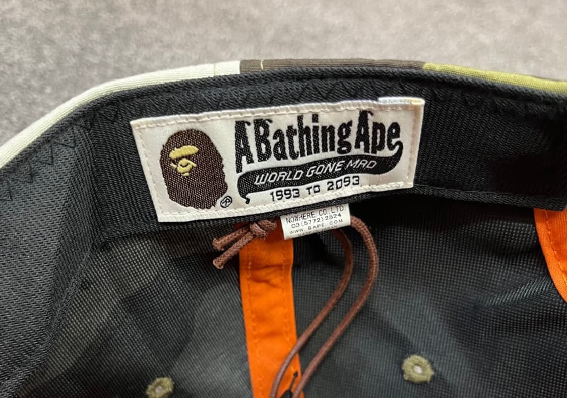 베이프 크레이지 카모패턴 볼캡 상품이미지5