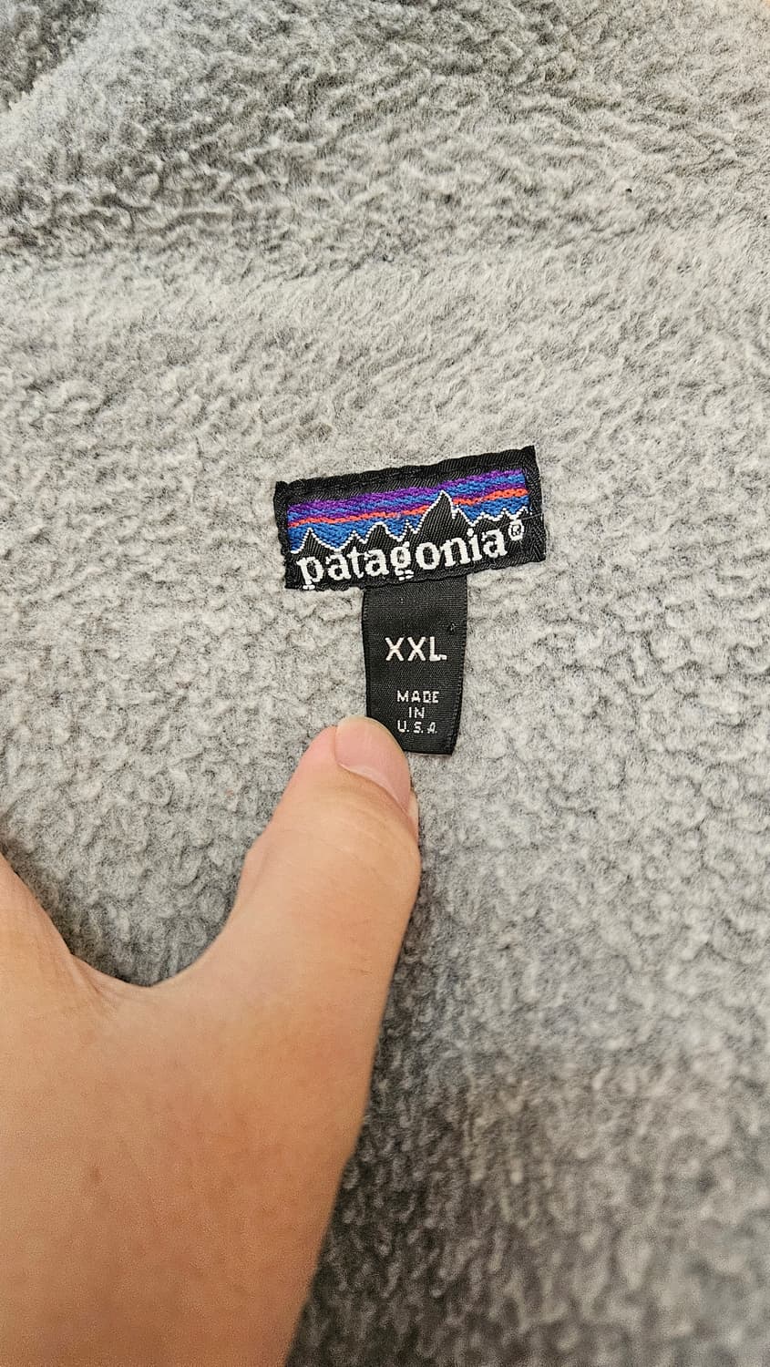 90s vtg 파타고니아 쉘드 신칠라 봄버자켓 퍼플 XXL 상품이미지3