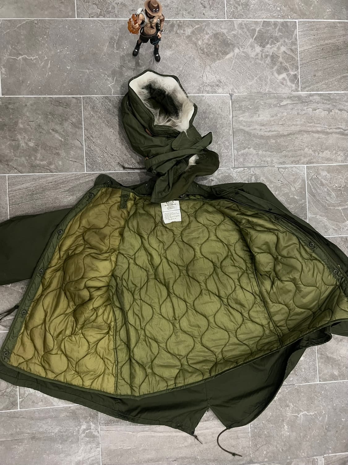 (M) M65 피쉬테일 오리지널 개파카 풀셋 상품이미지3