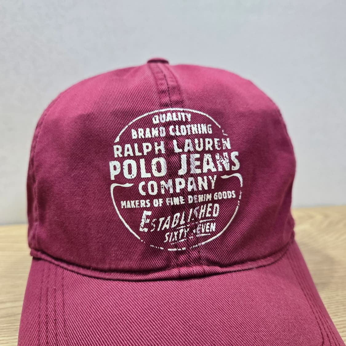 OS 폴로진스 90s 디스트로이드 스펠아웃 프린팅 볼캡 핑크 상품이미지5