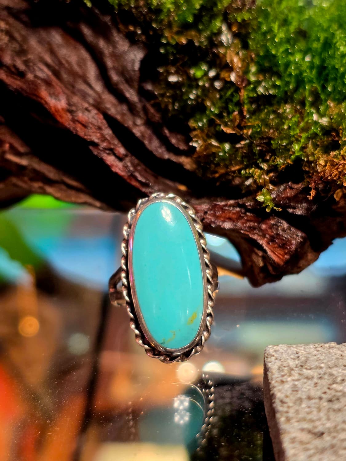 USA vintage silver925 turquoise ring 상품이미지1