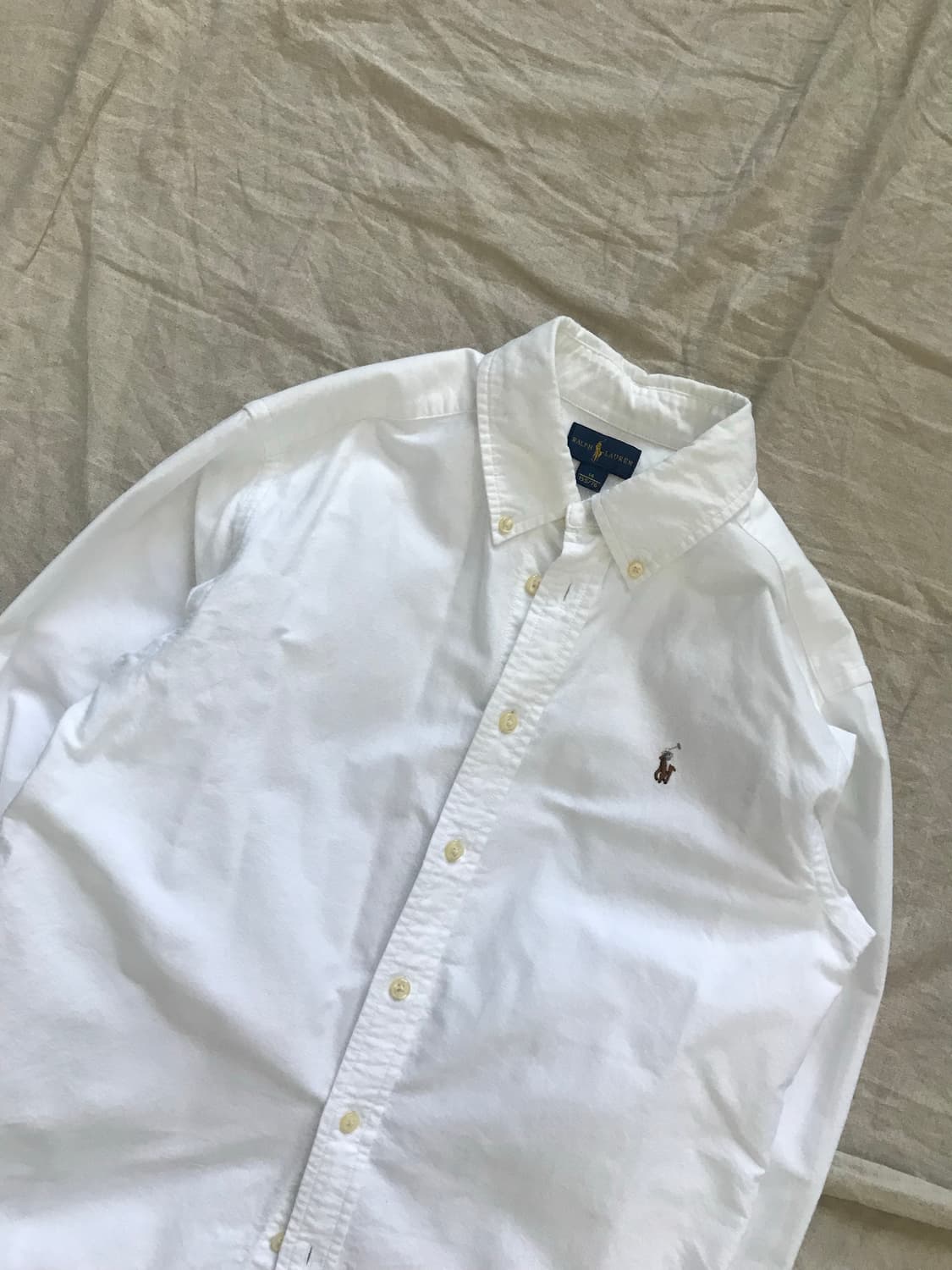 폴로 랄프로렌 포니 로고 화이트 셔츠 상품이미지6