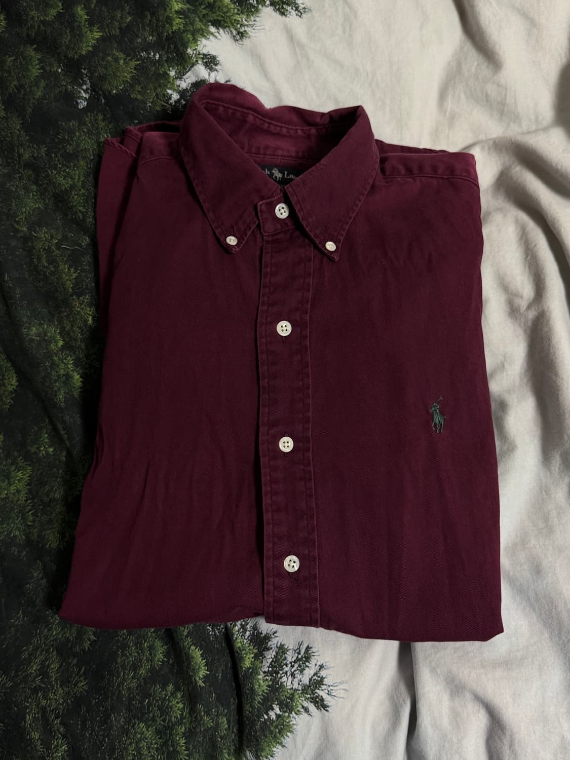 폴로셔츠 버건디 L 상품이미지1