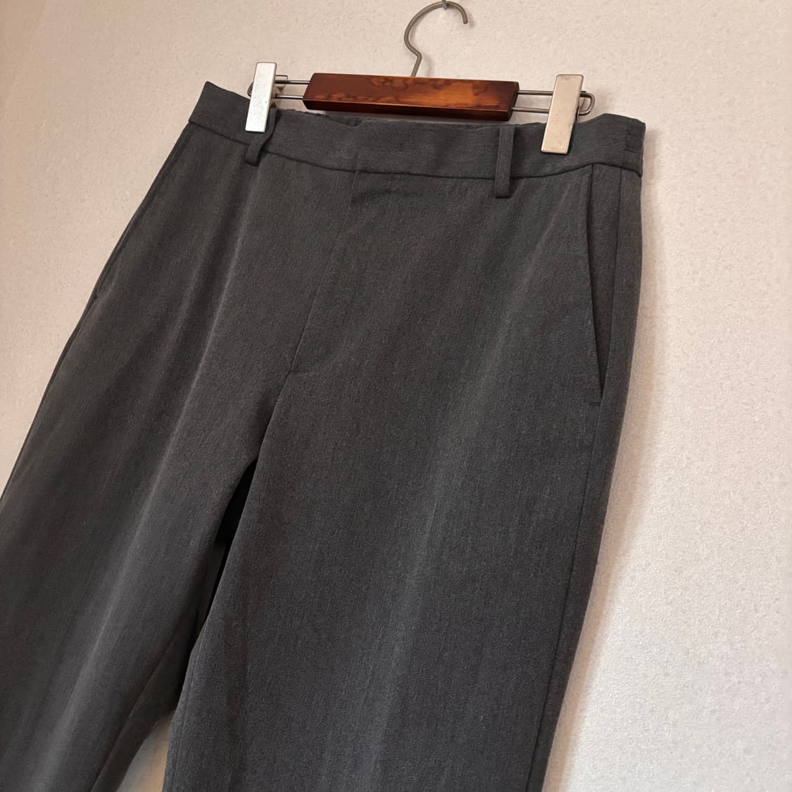 드로우핏 XL 그레이 슬랙스 팬츠 바지 허리 밴딩 미니멀 상품이미지10