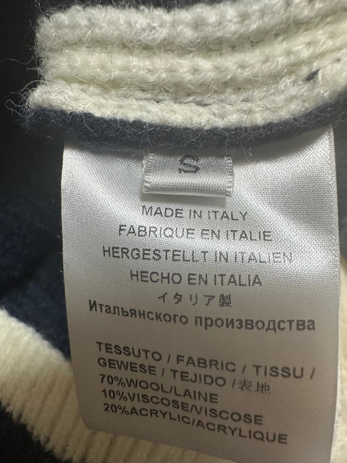 Thom Browne 네이비 후드 울가디건 정품 상품이미지8