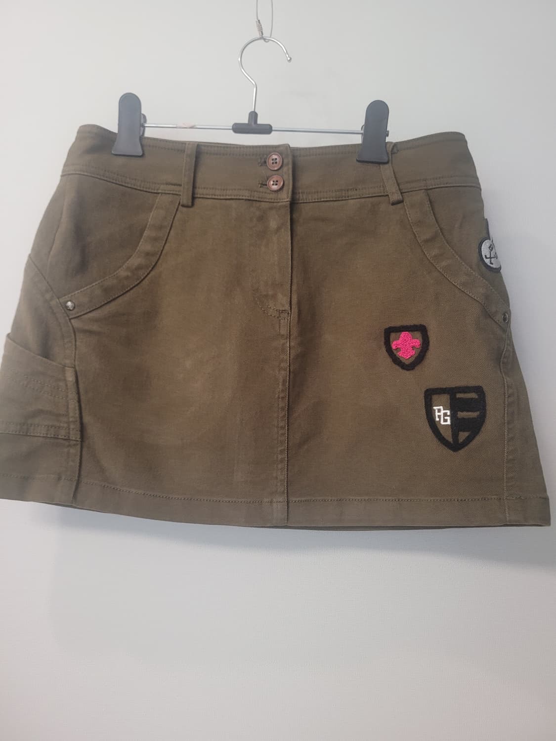 🧡 PEARLY GATES 카키 골프 스커트 (내장 이너팬츠) 판매해요 상품이미지7