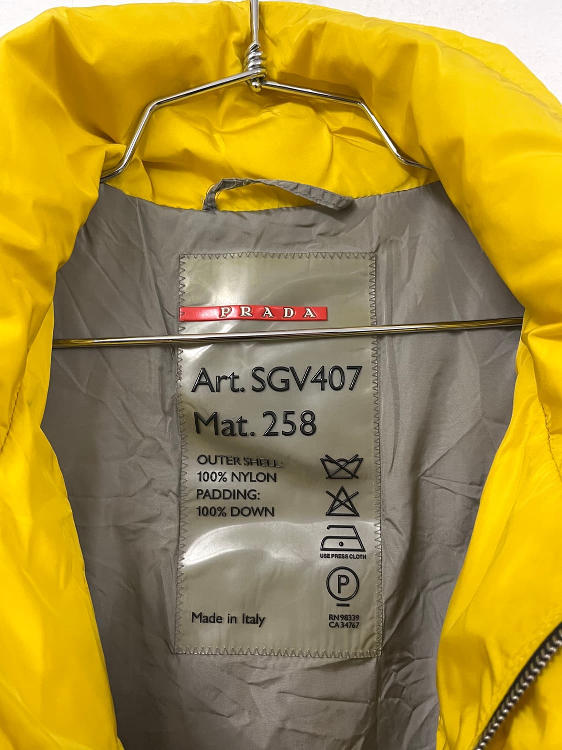 프라다 스포츠 2008 아카이브 구스 다운 패딩 상품이미지5