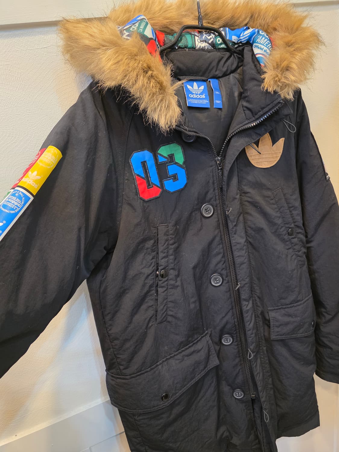 아디다스 덕다운 후드야상패딩 085사이즈 상품이미지3