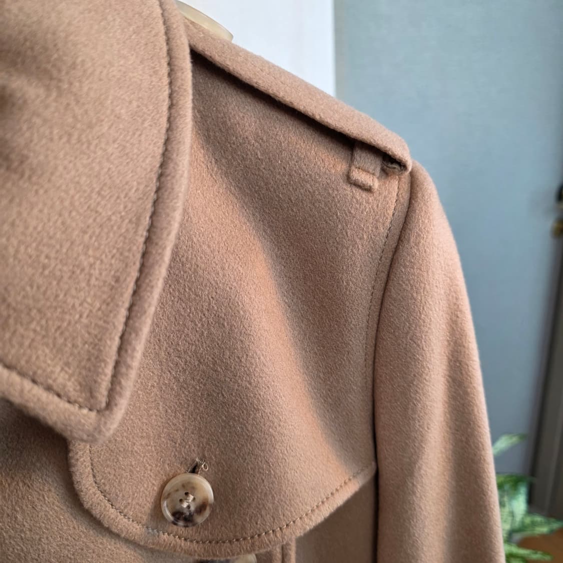 새상품급 버버리 캐시미어 100% 켄징턴 트렌치코트 (클래식 로고) 상품이미지4