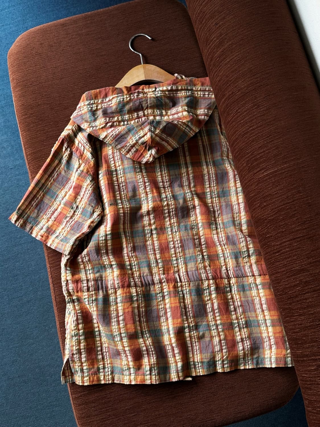 Natural volume cotton hooded shirket 상품이미지5