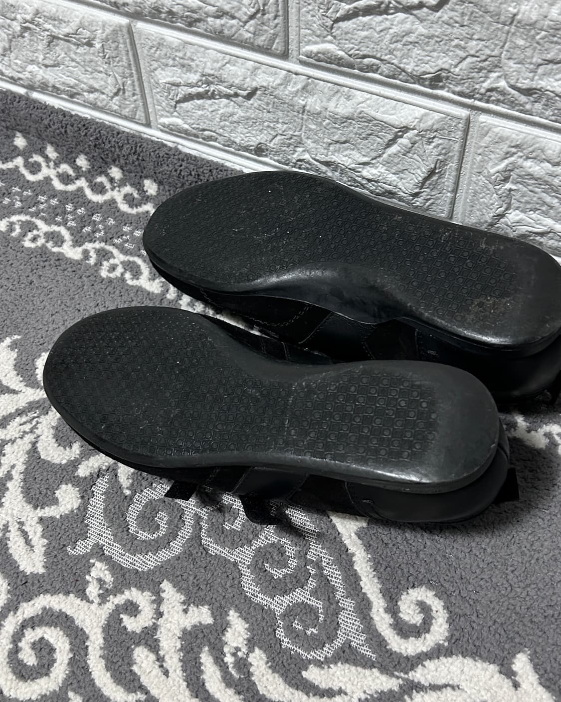 살바토레 페라가모 더블 스트랩 레더 스니커즈 상품이미지7