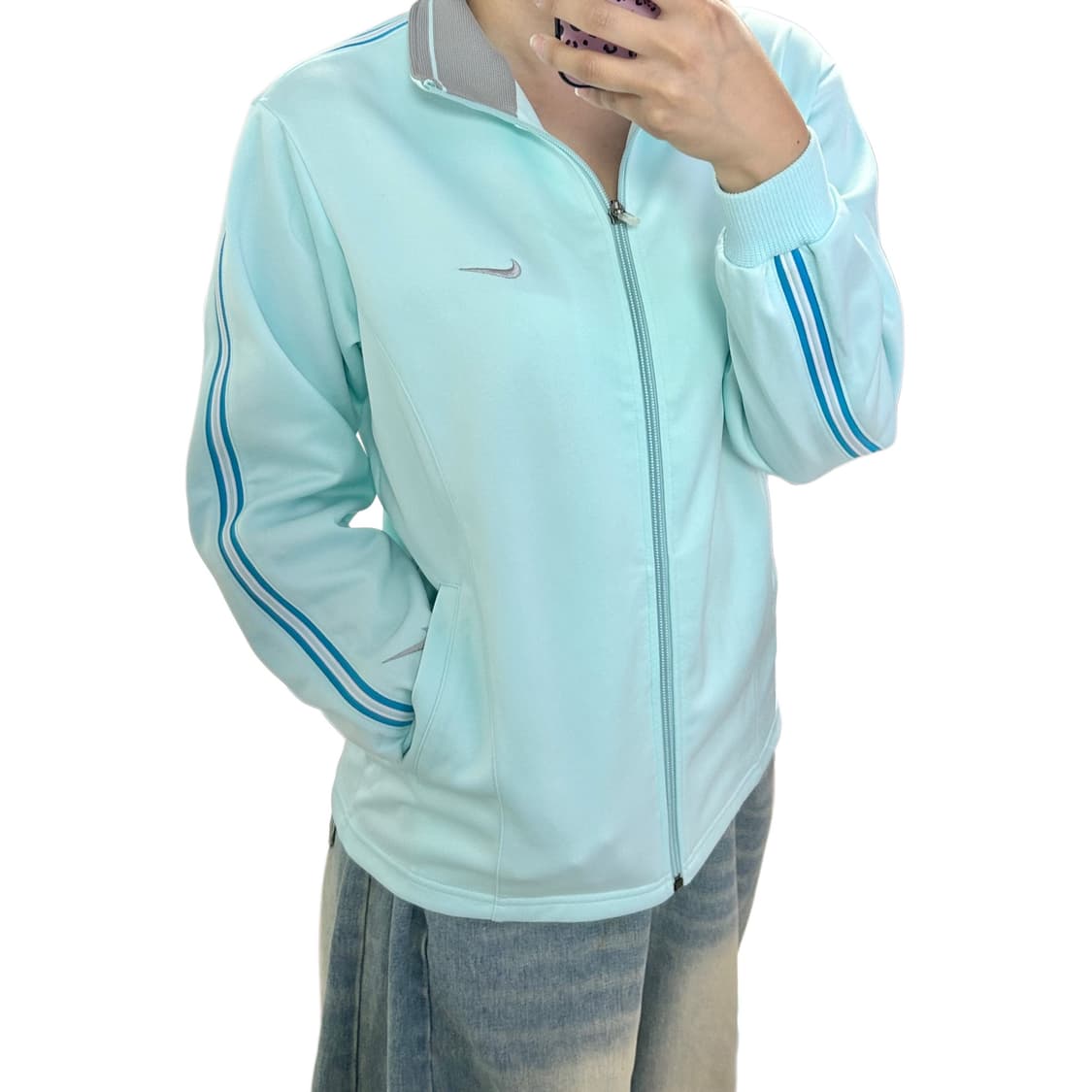 나이키 연하늘 대만여주깔 져지 상품이미지1