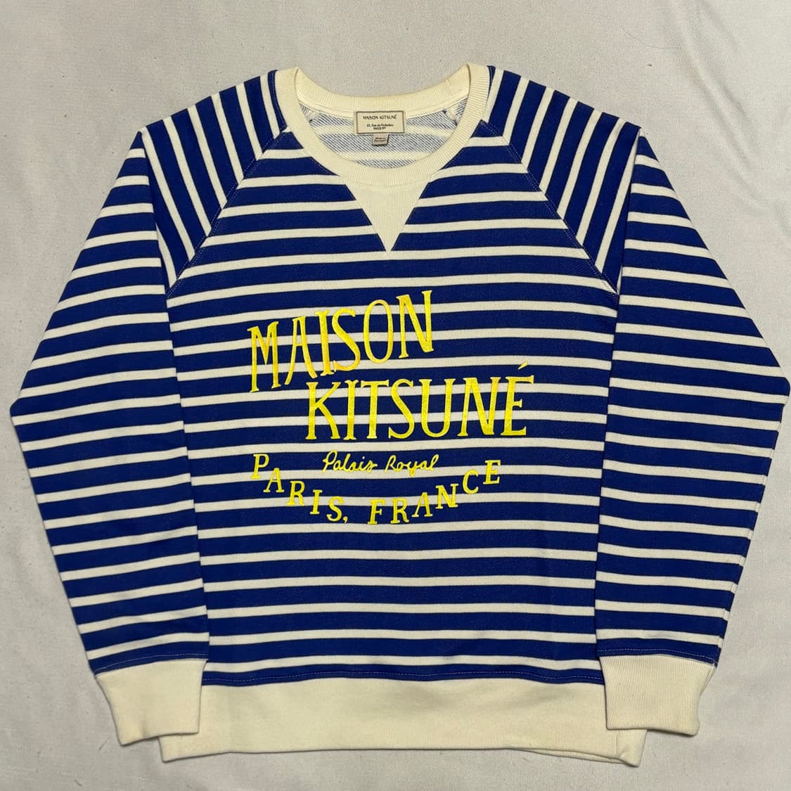 52 메종 키츠네 팔레 로얄 스트라이프 맨투맨 상품이미지2