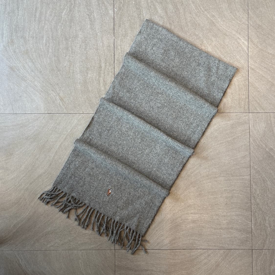 폴로 국내 정품 이태리 생산 램스 울 머플러 상품이미지1