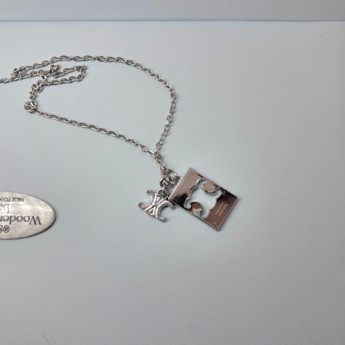 셀린느 목걸이 트리옹프 빈티지 펜던트 상품이미지6