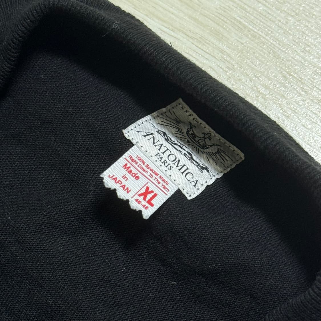 아나토미카 Anatomica 포켓티 블랙 (XL) 상품이미지2