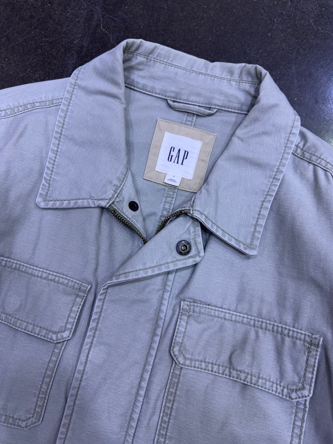 GAP 갭 빈티지 워싱 베이직 야상자켓 필드자켓 S 상품이미지3