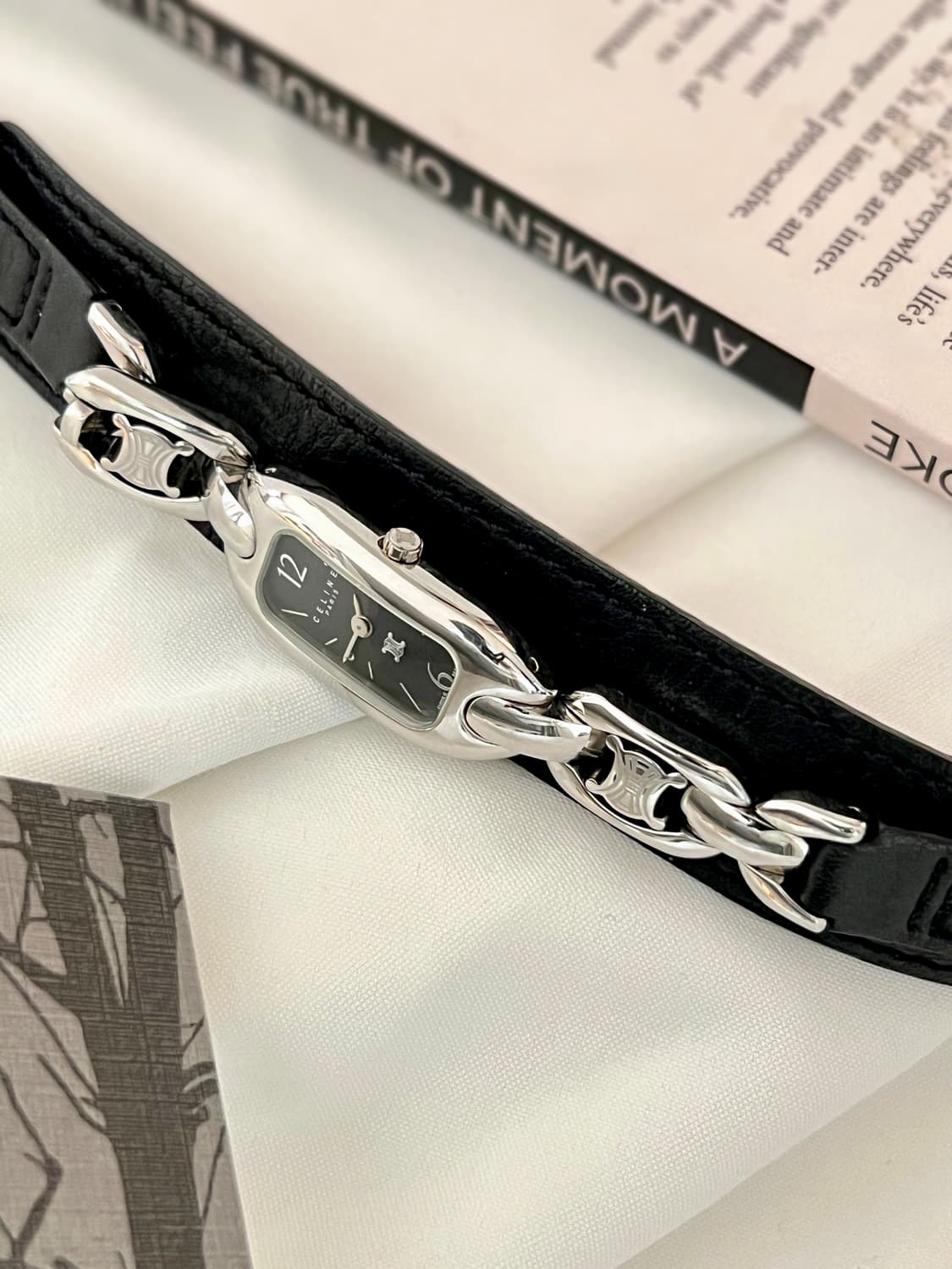 셀린느 트리옹프 렉탱글 여성 시계 /  정품감정. 케어 상품이미지3