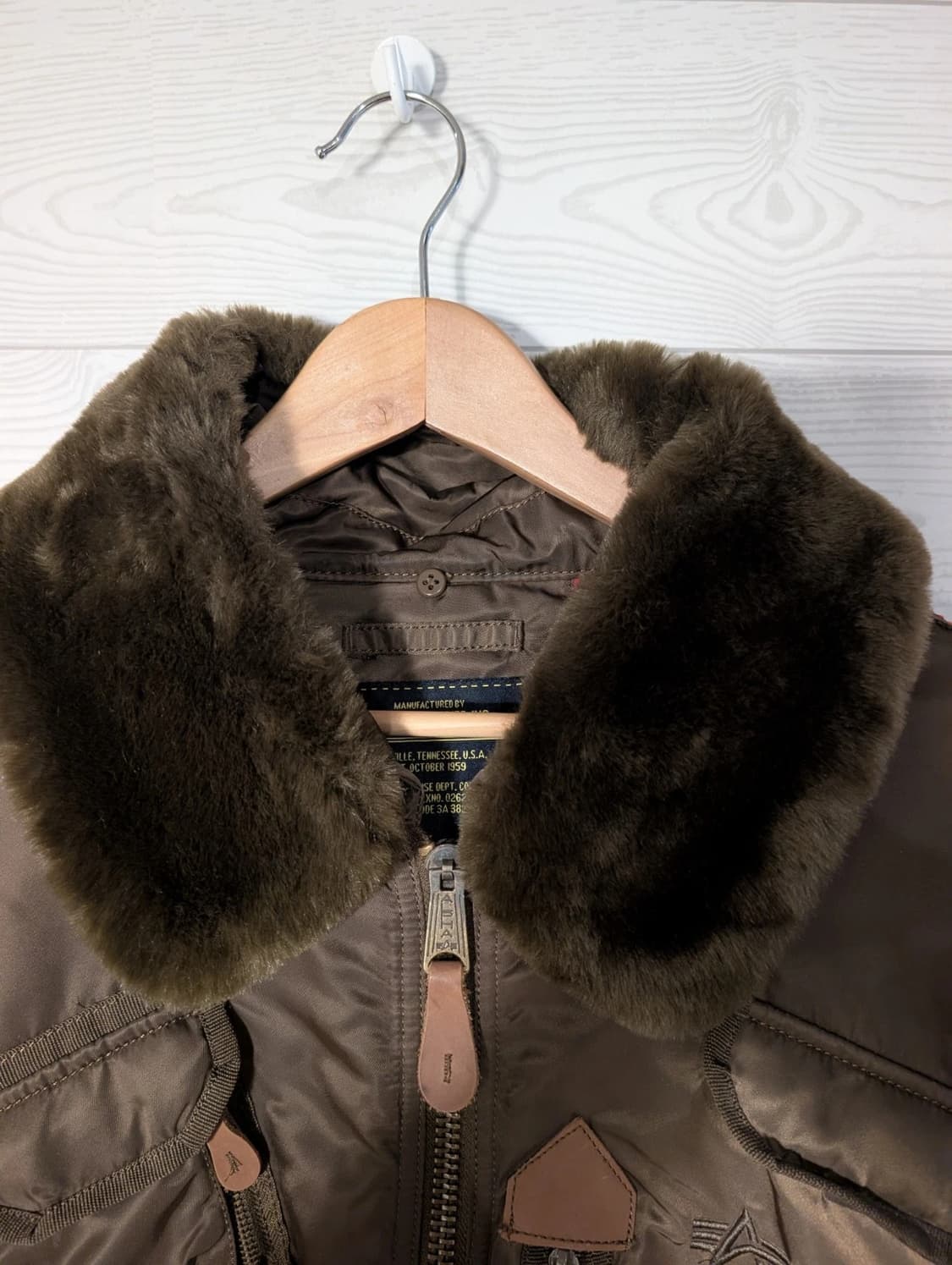  알파 인더스트리 플라이어스 재킷 봄버 브라운 상품이미지4