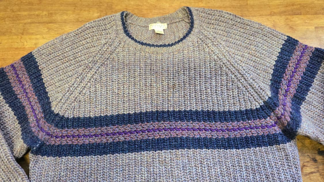 빈티지 셔틀랜드 울 남성 니트 XL 상품이미지2