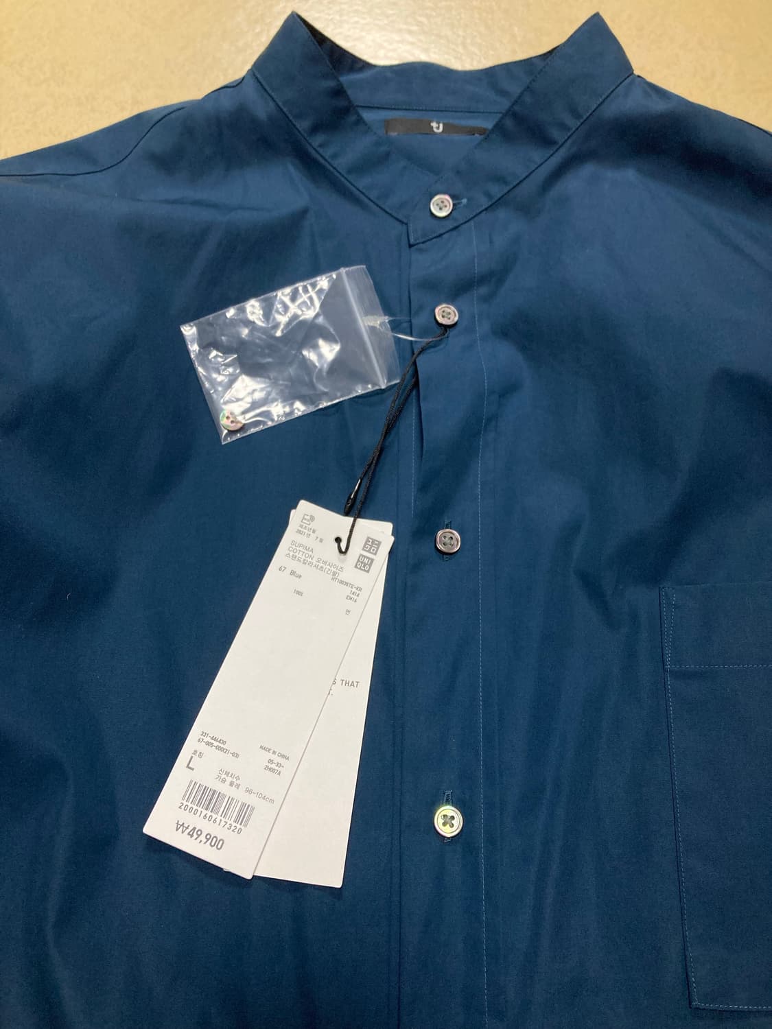 유니클로 질샌더 +j 수피마코튼 오버사이즈 셔츠 (L 새상품) 상품이미지2