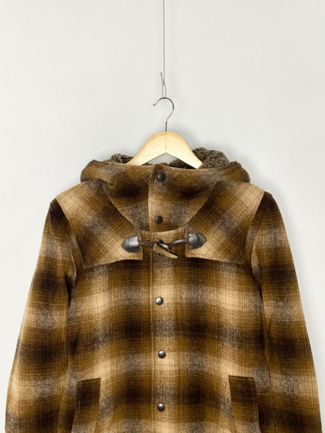 저널 스탠다드 옴브레 울 하프 코트 상품이미지7