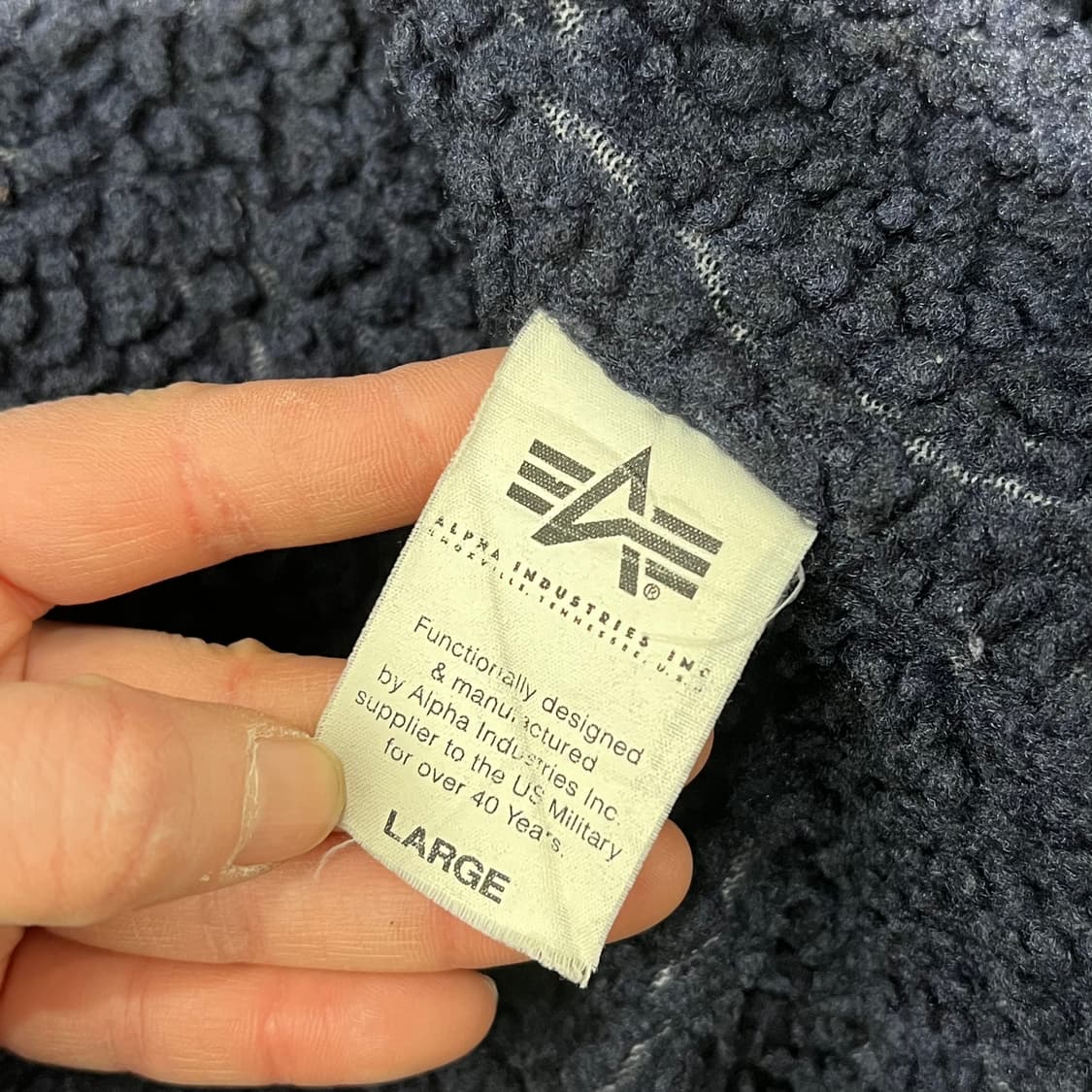 알파인더스트리 m65 데님야상자켓 s09400 상품이미지9