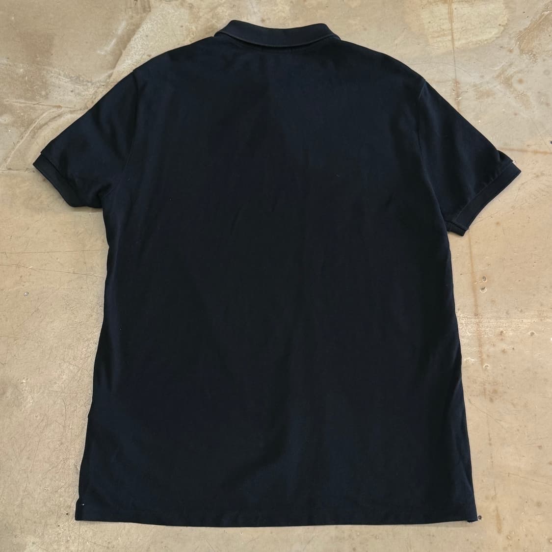 L 폴로랄프로렌 커스텀 슬림핏 블랙 카라 반팔티 상품이미지3