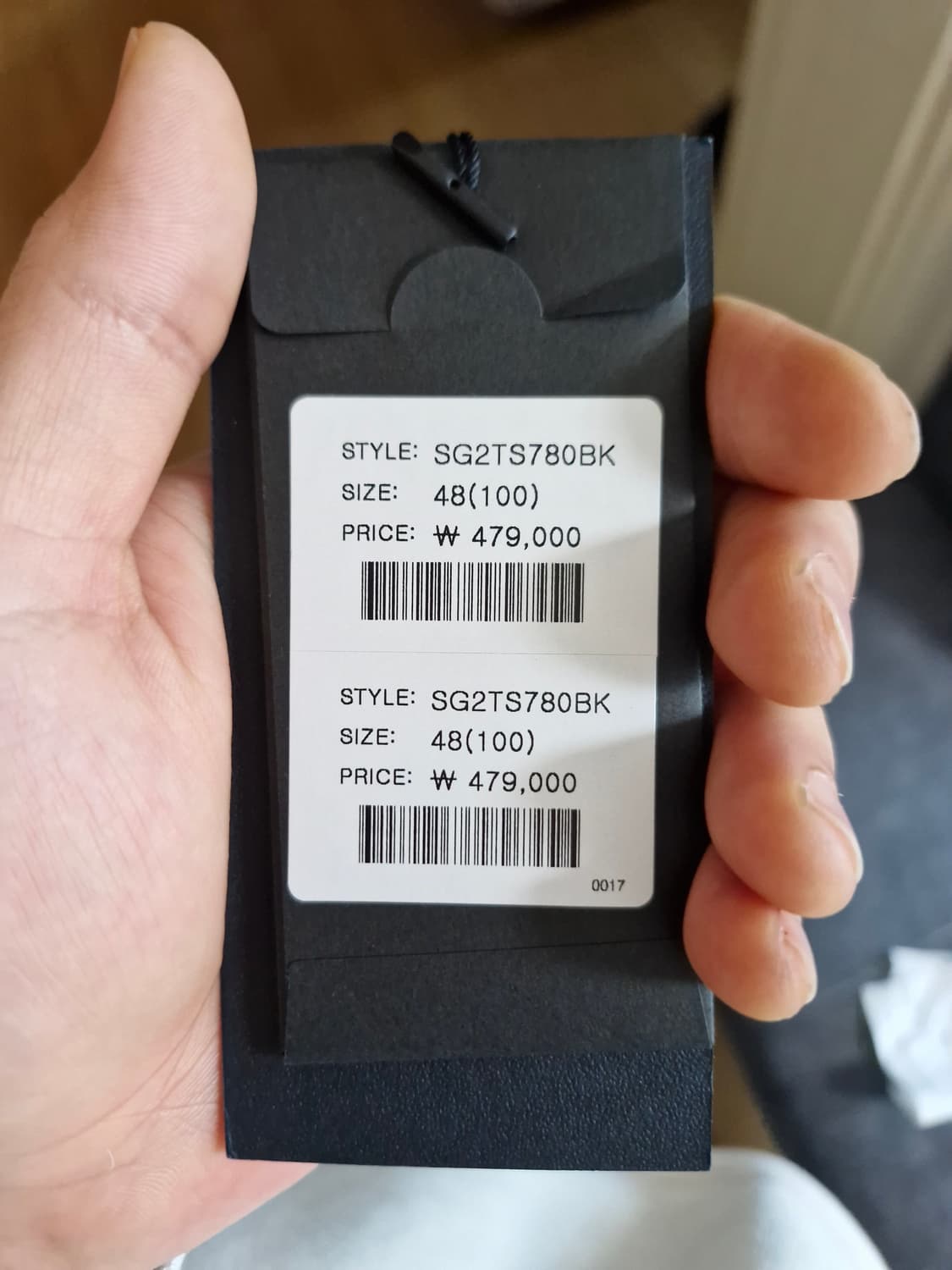 송지오 컬렉션 언더다트 레이어드 코쿤 크루넥 블랙 48 상품이미지3