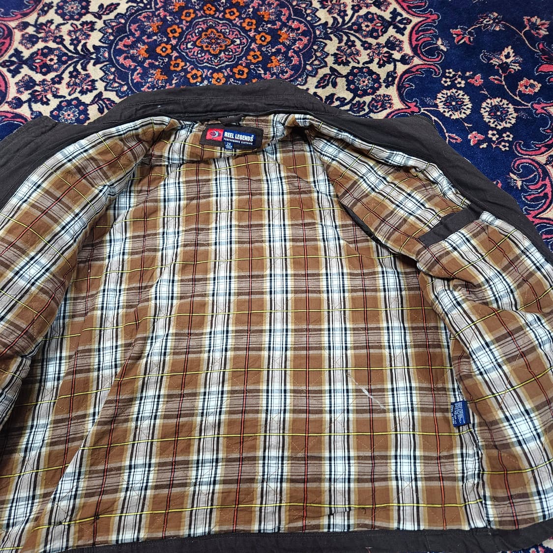 REEL LEGENDS in USA 워크웨어 체크 누빔 자켓
 상품이미지6
