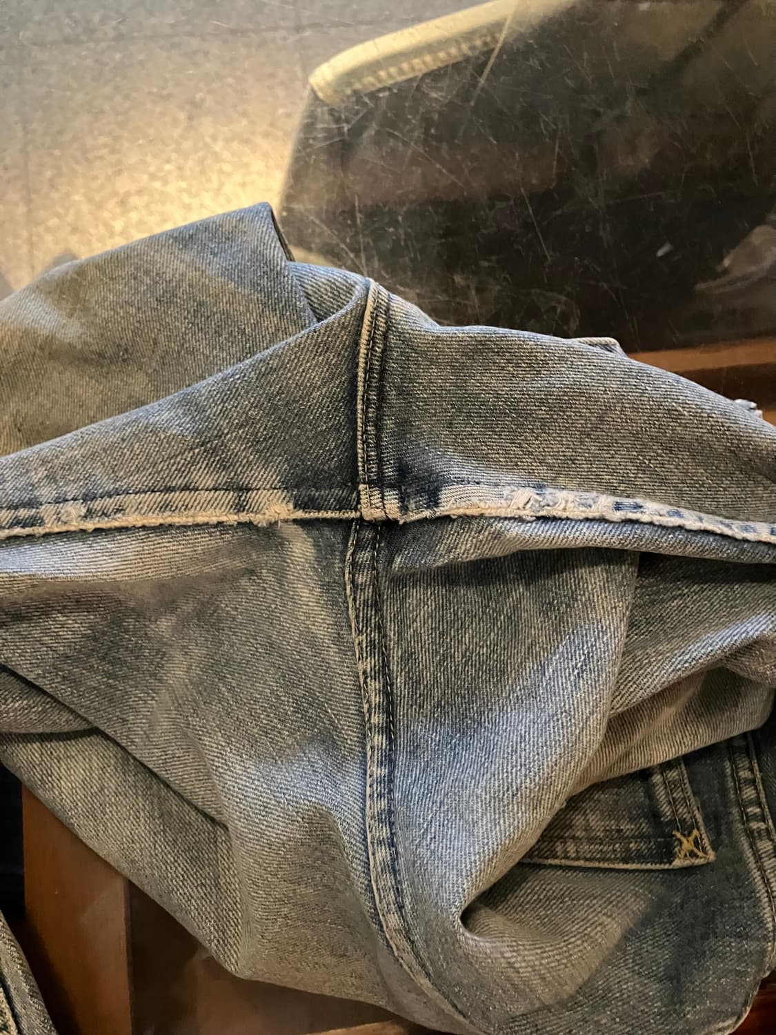 80s USA 빈티지 LEE 리 라이더스 200 데님 팬츠 상품이미지8