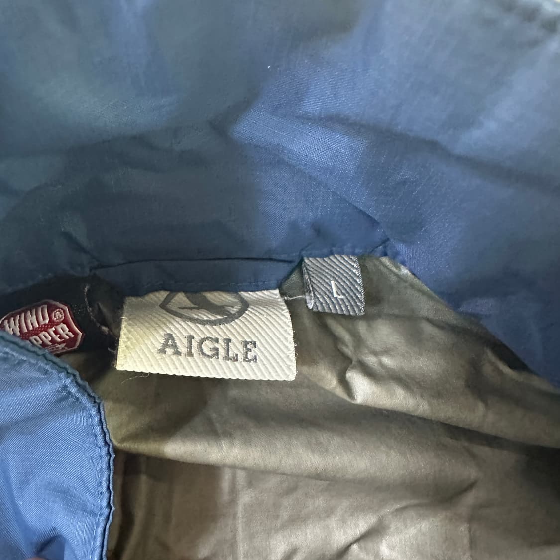 L 아웃도어 에이글 배색 바람막이 0407D 상품이미지2