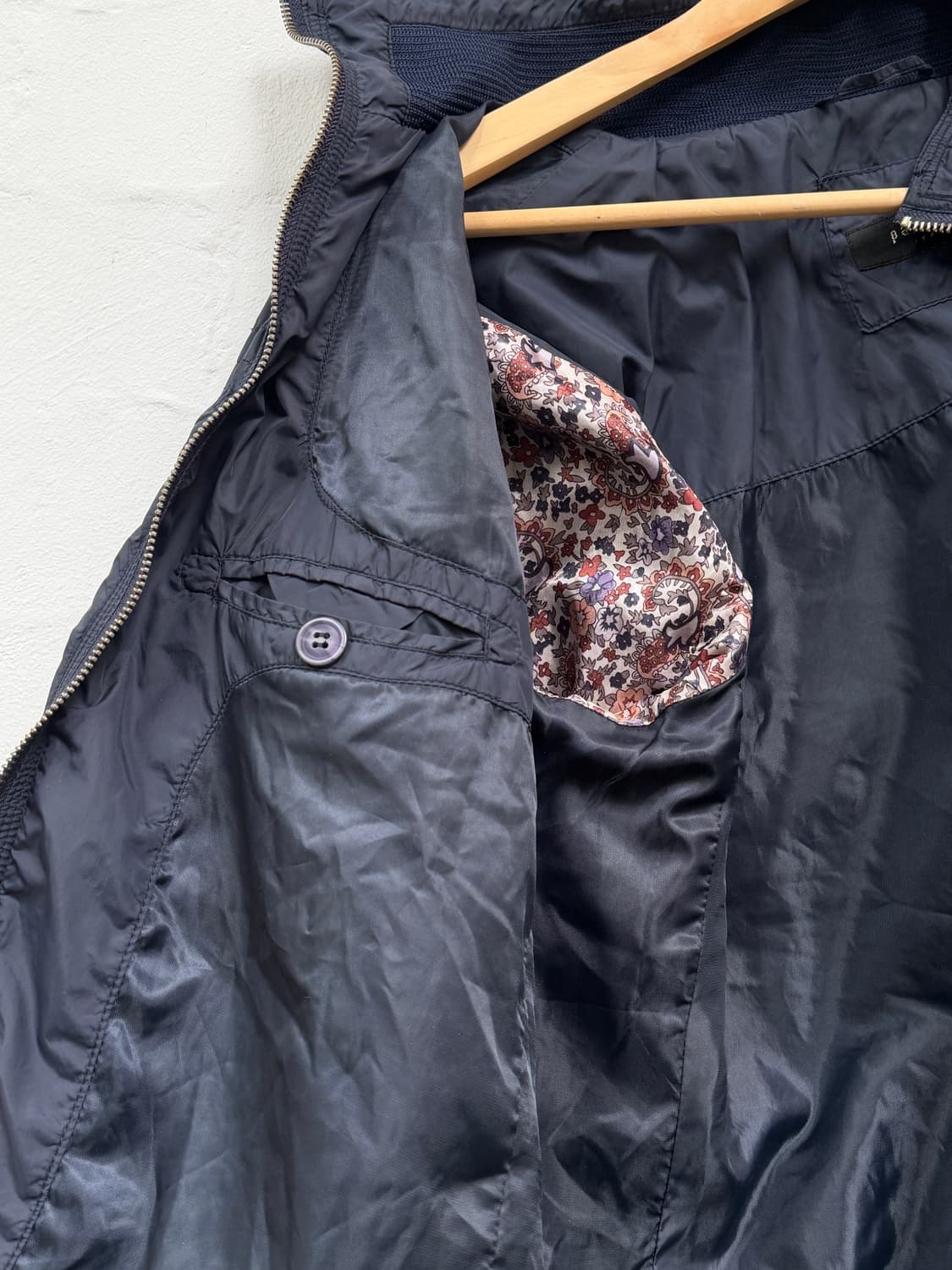 Panicale 빠니깔레 네이비 집업 블루종 M 상품이미지5