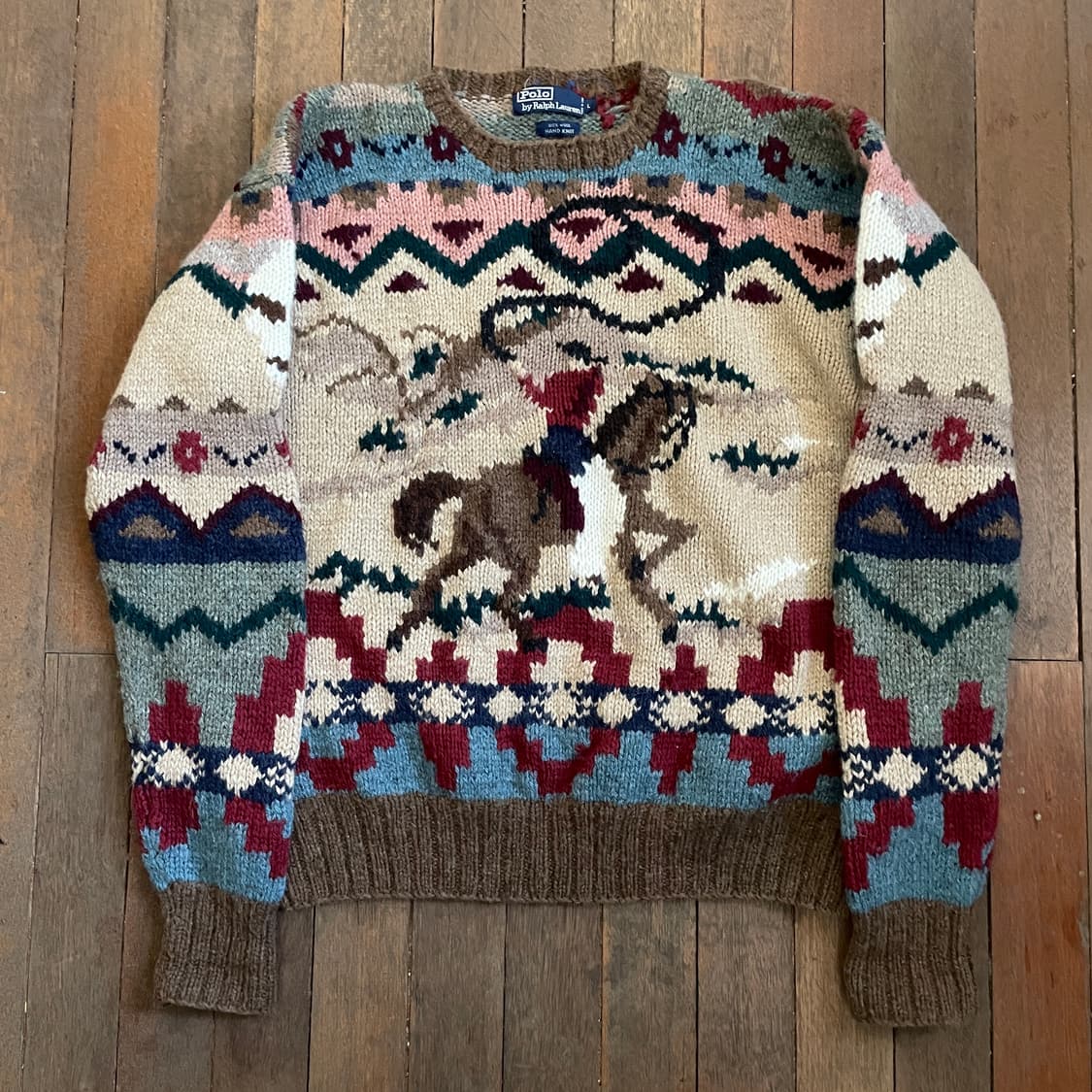 90’s 폴로 랄프로렌 칸예 웨스트 니트 상품이미지2