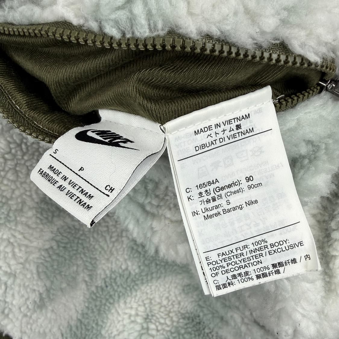 (90) 나이키 클럽 플리스 리버시블 윈터라이즈드 자켓 올리브 상품이미지3