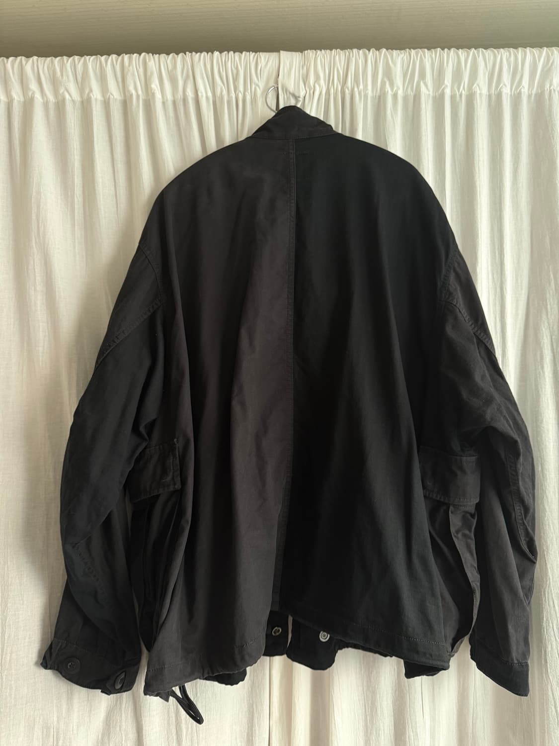 M)빔즈 m65 블랙 코튼 자켓 상품이미지4