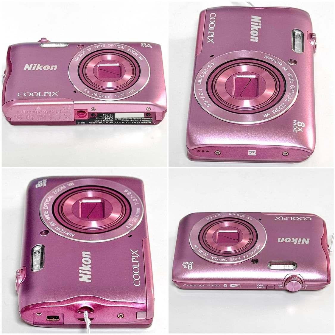 니콘 쿨픽스 A300 (S3700) 핑크 빈티지디카 상품이미지5