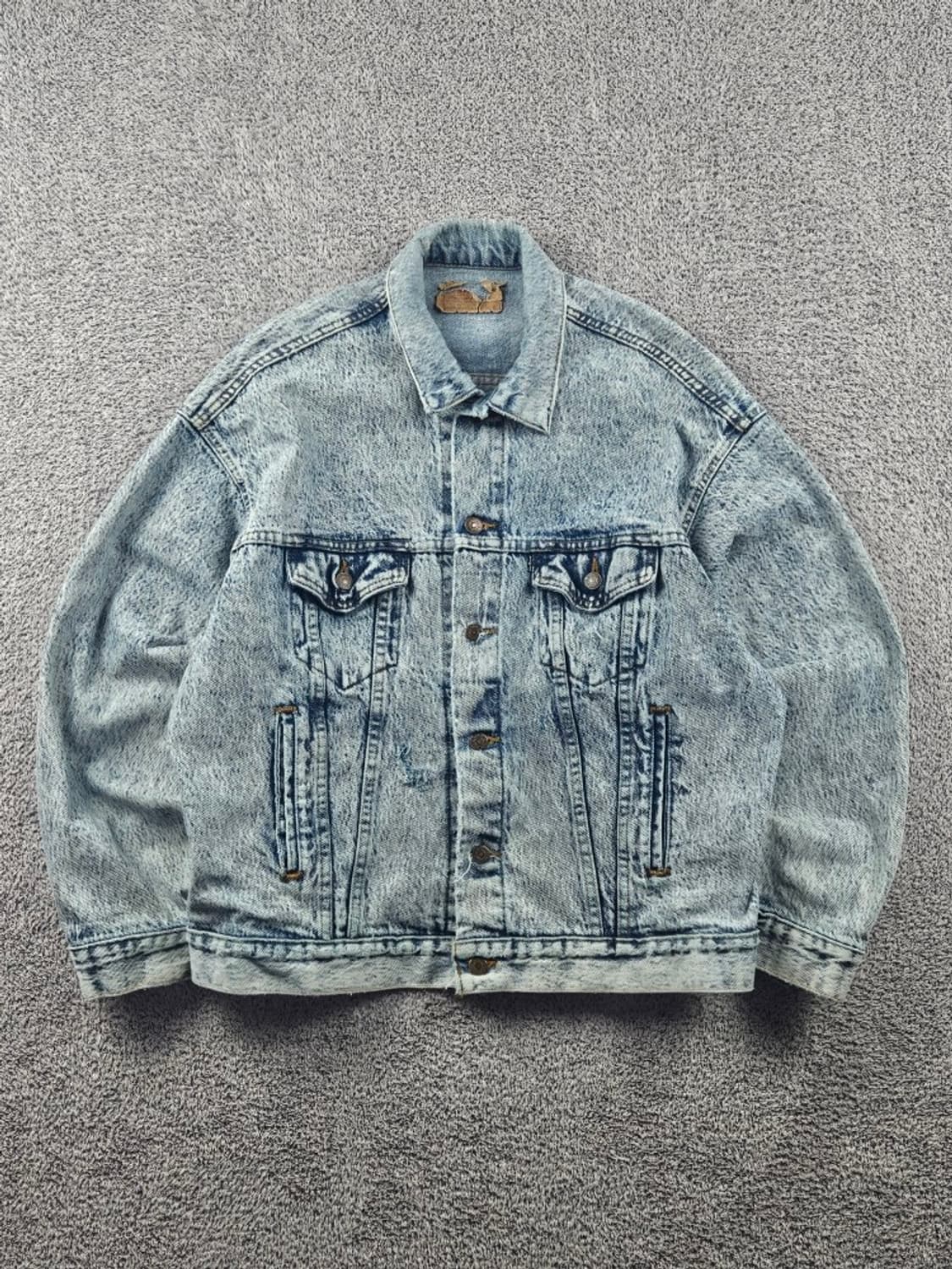 90's USA 리바이스 스톤워싱 데님 트러커 자켓 ( L )/ 9247 상품이미지1