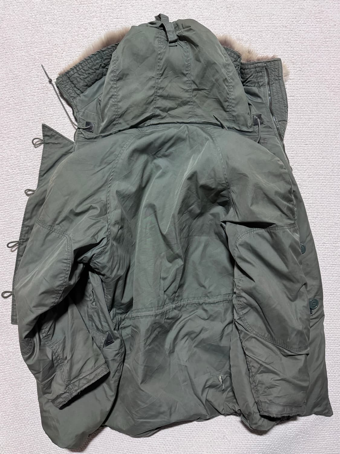 80s USA N-3B 파카 (SMALL) 상품이미지8