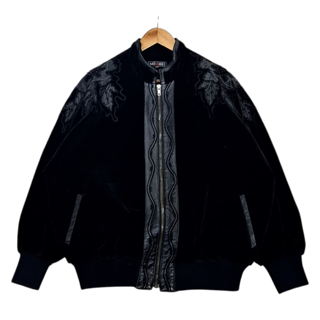 Mimas 벨벳 봄버 자켓 상품이미지1